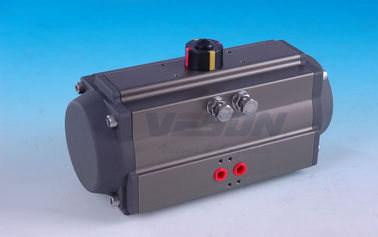 Đôi Acting khí nén Rack Và Pinion thiết bị truyền động với NAMUR ISO5211 kết nối