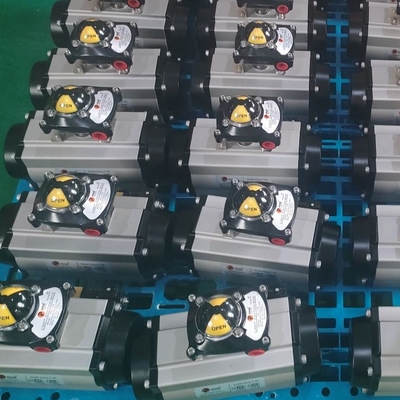 Động lực khí áp của van đường ống hoạt động hai chế độ điều khiển biển Động lực chân làm từ vật liệu 316SS 304SS