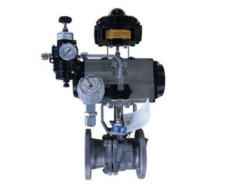 Phương tiện truyền thông nước khí nén Van tắt DN25-DN500 với van điều khiển khí nén ISO 9001