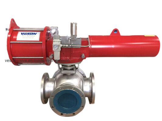 Bộ điều khiển khí nén hoạt động đôi nhôm với sự tuân thủ ISO5211 & DIN3337 cho các ứng dụng van công nghiệp