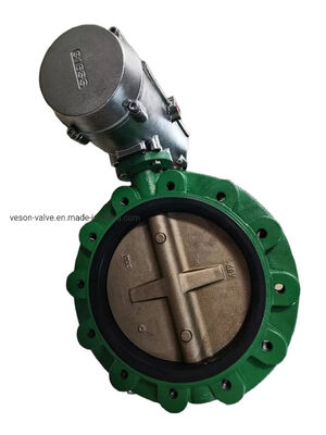ANSI CLASS 150-900 316 Thép không gỉ Full Port Pneumatic Flanged Ball Valve với ISO5211 Mounting