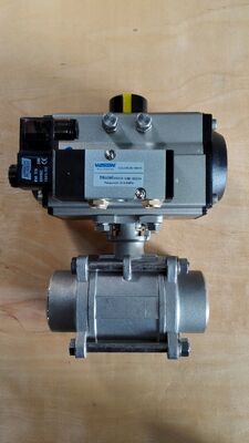 ANSI CLASS 150-900 316 Thép không gỉ Full Port Pneumatic Flanged Ball Valve với ISO5211 Mounting
