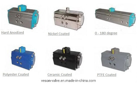 Van bi nổi toàn thân bằng thép không gỉ 316 với bộ truyền động khí nén và kết nối mặt bích