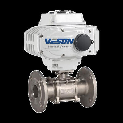 Máy van quả bóng hoạt động bằng điện loại kẹp 3-PC với tiêu chuẩn ISO5211 và chỉ số áp suất PN1.0-32.0MPa