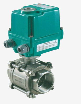 Van bi điều khiển điện với mô-men xoắn đầu ra 60Nm, vỏ IP67 và vỏ hợp kim nhôm cho các ứng dụng van điều khiển bằng động cơ