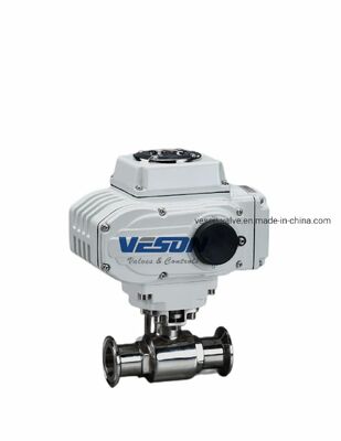 Van bi điều khiển điện với mô-men xoắn đầu ra 60Nm, vỏ IP67 và vỏ hợp kim nhôm cho các ứng dụng van điều khiển bằng động cơ