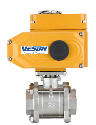 Van bóng điện hoạt động với đầu vít 2-PC, xếp hạng ANSI CLASS 150-900 và kết nối sợi nữ