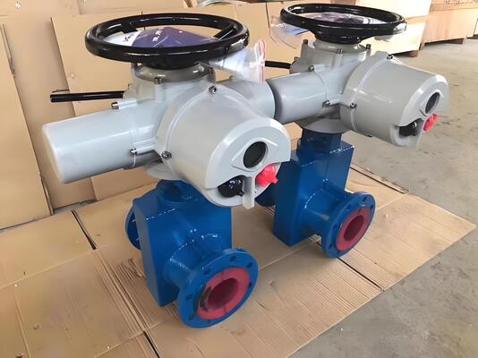 Gói Van Kẹp Truyền Động Điện Hiệu Suất Cao Được Tùy Chỉnh Cho Việc Kiểm Soát Đường Ống Bùn Chống Tắc