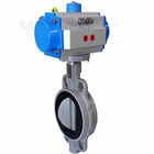 Wafer Type Air Actuated Butterfly Valve With Double Acting Or Spring Return Function