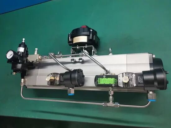 Van bi khí nén toàn thân bằng thép không gỉ 316 với mặt bích tiêu chuẩn ISO5211