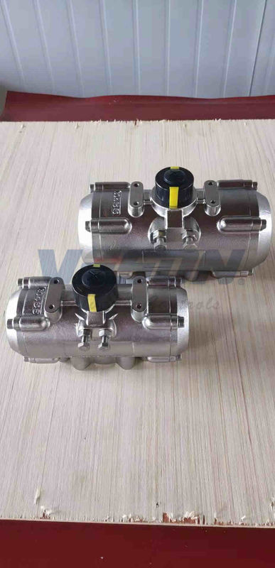 Double Acting Stainless Steel Pneumatic Actuator SS304 SS316 Material