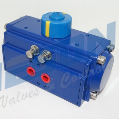 Bộ truyền động khí nén bằng hợp kim nhôm Anodized đôi với công tắc giới hạn