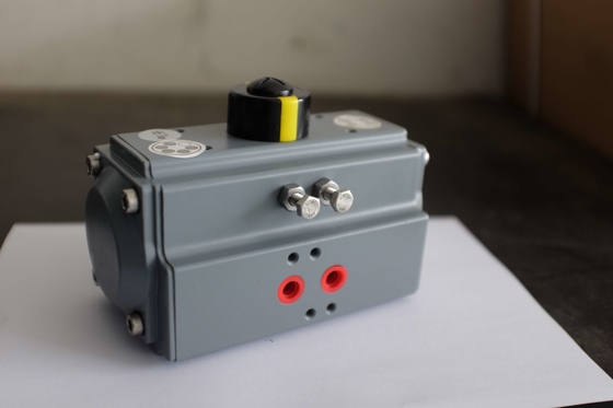 Thiết bị truyền động khí nén nhiệt độ cao / thấp Thiết bị truyền động khí nén ngang tác động kép Ptfe