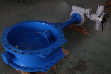 Van bướm khí nén loại mặt bích đôi được kích hoạt